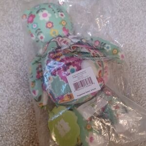 Vera Bradley Mint Green Floral Plush Bear